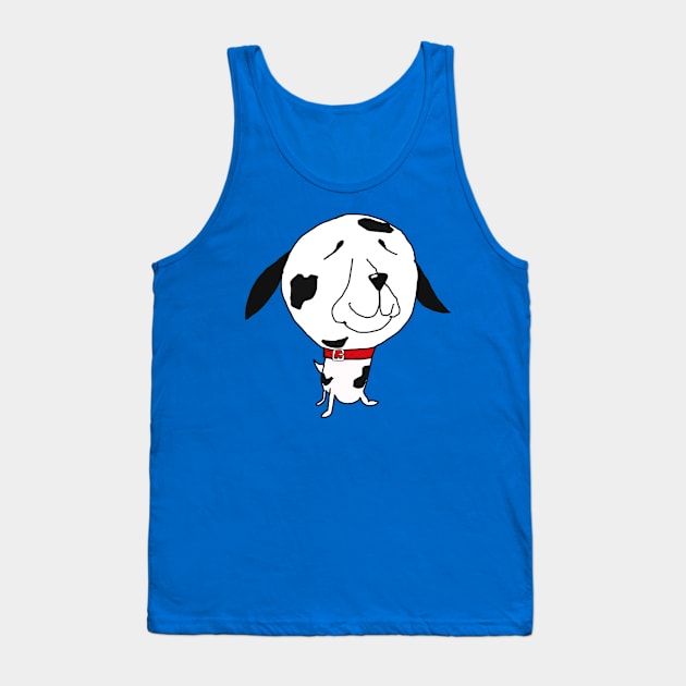 Big Head Puppy Tank Top by david93950